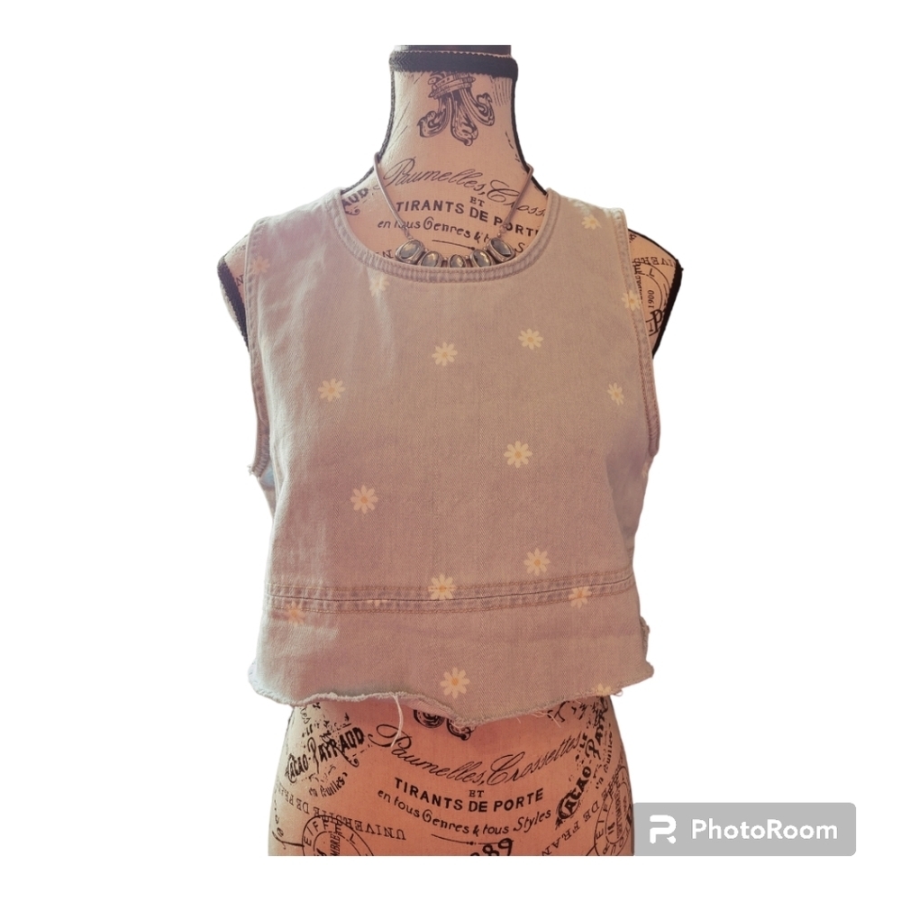 ONLY Jean  Daisy Crop Top - Picture 5 of 8
